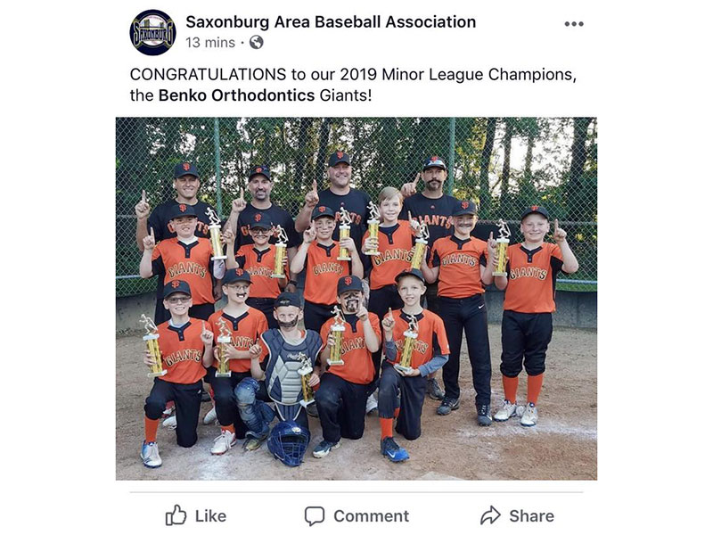 Benko Baseball Community Involvement